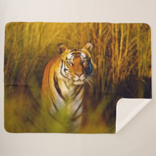BENGAL TIGER SHERPA BLANKET