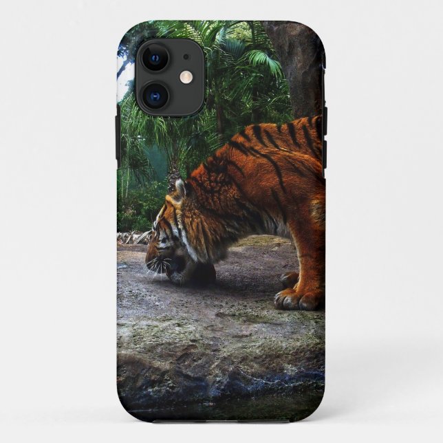 Bengal_Tiger_Tough Tough Xtreme iPhone SE Case (Back)