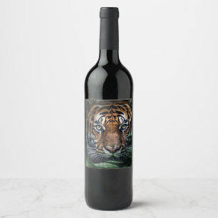 Bengal Tiger  Wine Label