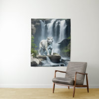 Bengal White Tiger in Nature