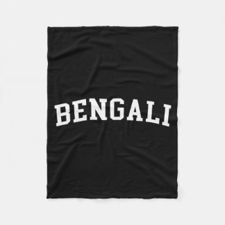 Bengali fleece blanket