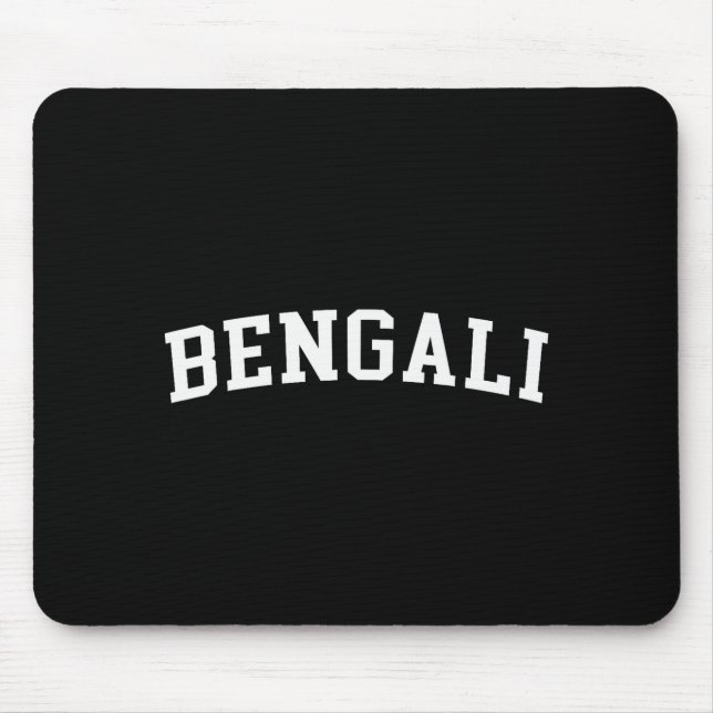 Bengali  mouse pad (Front)