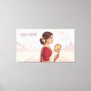 Bengali New Year Canvas Print