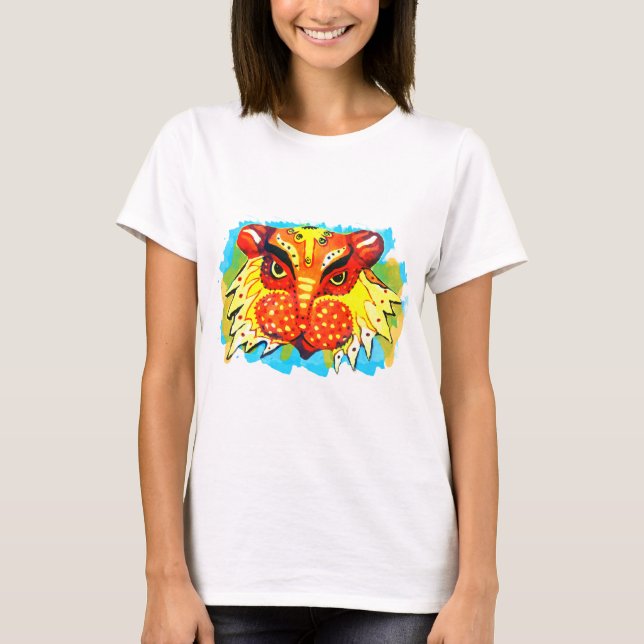 Bengali New Years Lion Design Gifts & Phone Cases T-Shirt (Front)