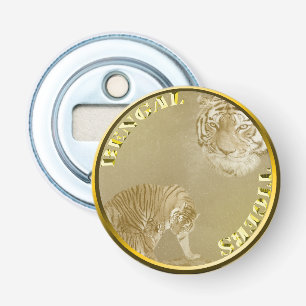 Bengals Tigers Gold Coin, Bottle Opener