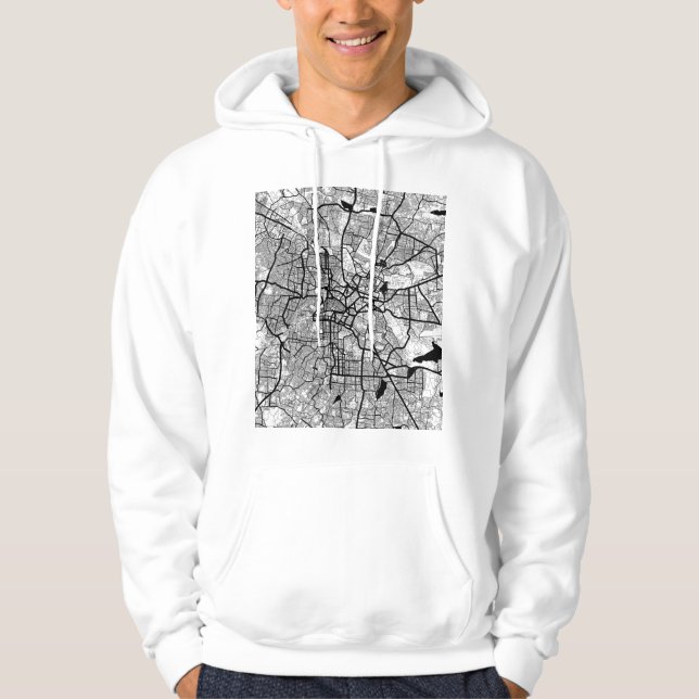Bengaluru Karnataka Map Hoodie (Front)