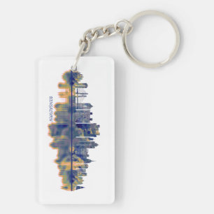 Bengaluru Skyline Key Ring