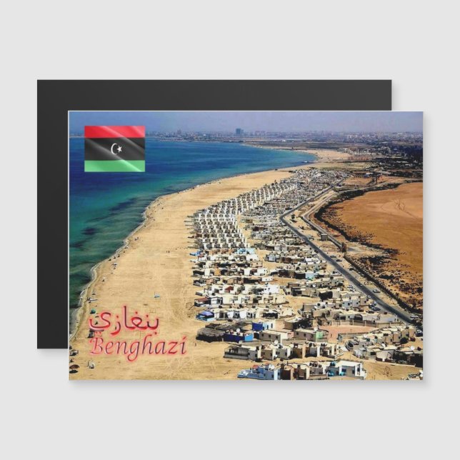 Benghazi - Libya - Beach - (Front/Back)