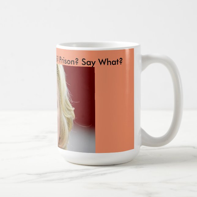 Benghazi Vince Foster Email Hillary Clinton Prison Coffee Mug (Right)