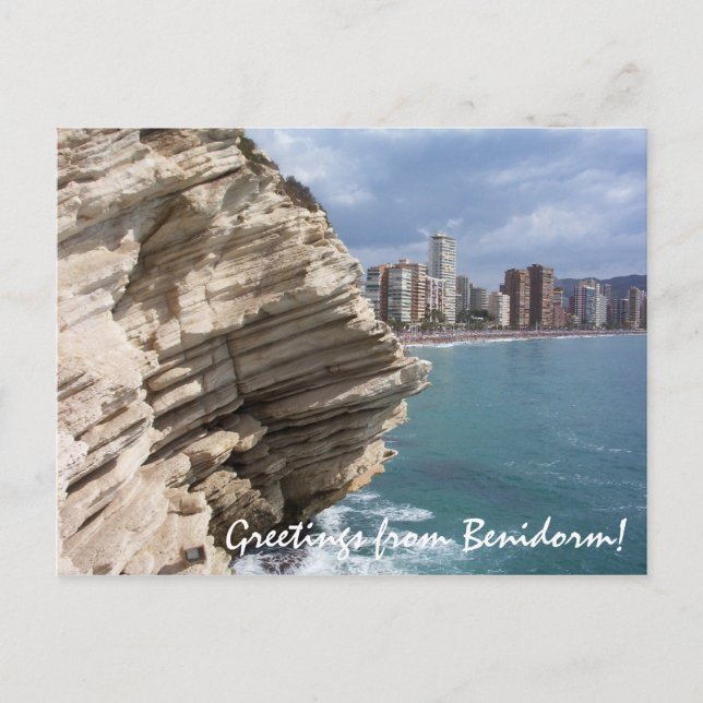 Benidorm Costa Blanca Spain Postcard (Front)