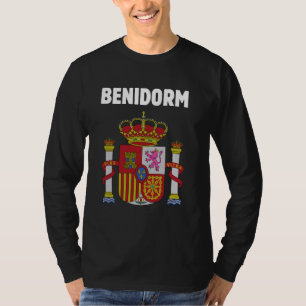 Benidorm Patriotic Spain Emblem And Espana Symbol T-Shirt
