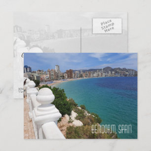 Benidorm Playa Levante Beach and Ocean Postcard