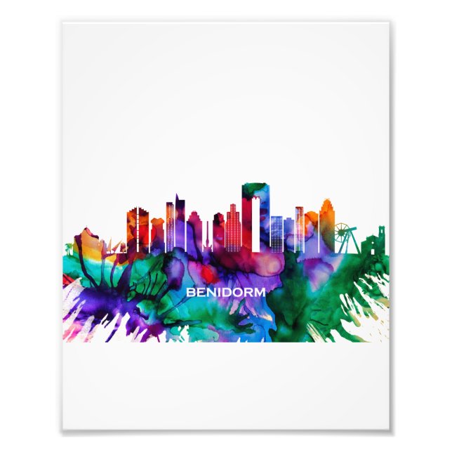 Benidorm Skyline Photo Print (Front)