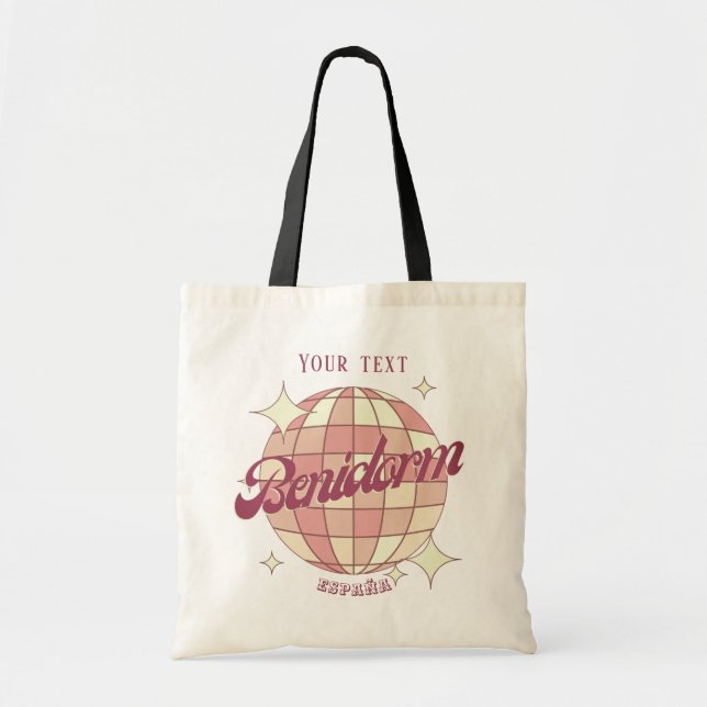 Benidorm Spain España Holiday Beach bag  (Front)