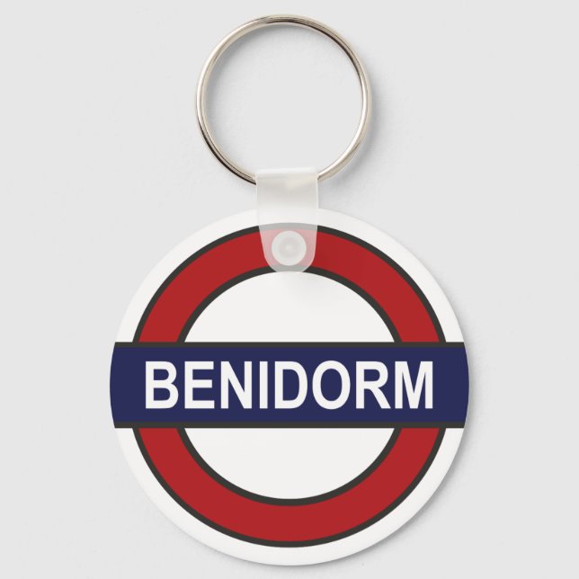 Benidorm Station Underground Key Ring (Front)