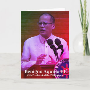Benigno Aquino III, 15th President of Philippines Card
