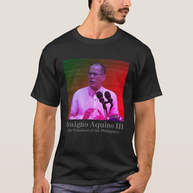 Benigno Noynoy Aquino III, 15th President of PH T-Shirt (Front)