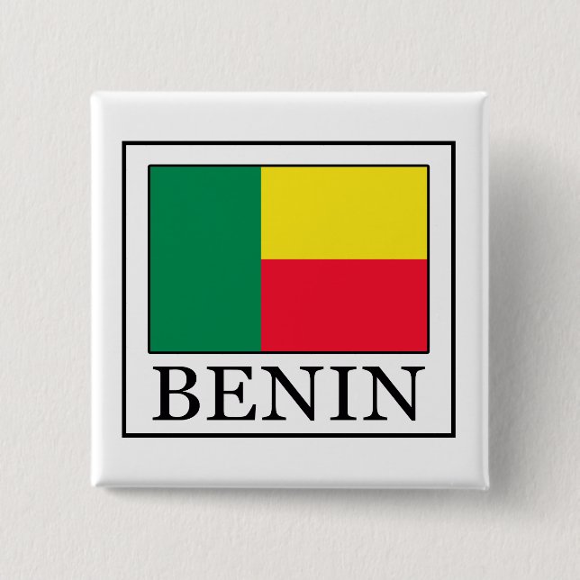 Benin 15 Cm Square Badge (Front)