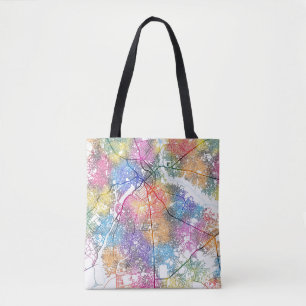Benin City Nigeria City Map Tote Bag