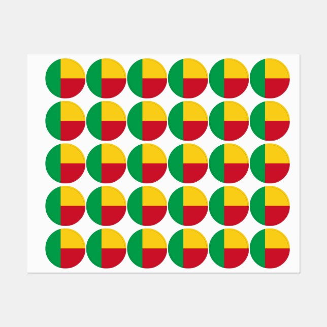 Benin flag (Sheet)