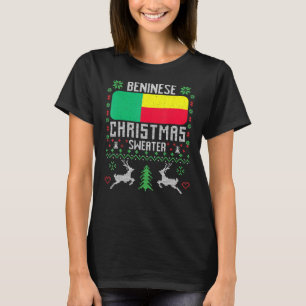 Benin Flag Beninese Christmas Sweater