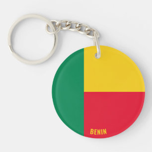 Benin Flag Charming Patriotic Key Ring