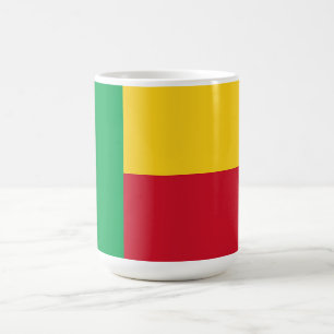 Benin flag coffee mug
