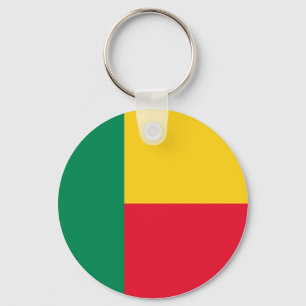Benin Flag Key Ring