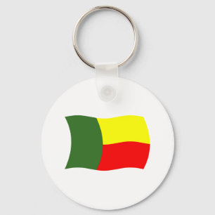 Benin Flag Keychain