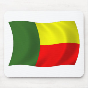 Benin Flag Mousepad