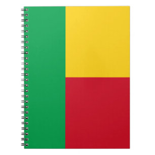 Benin flag notebook