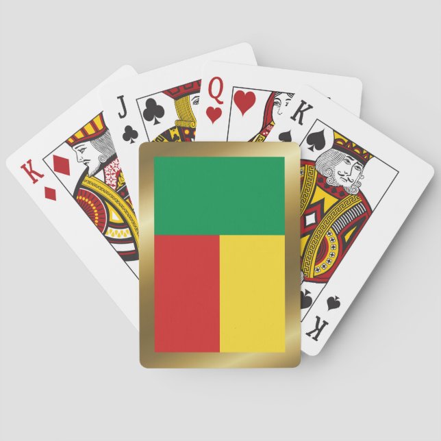 Benin Flag Playing Cards (Back)