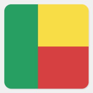 Benin Flag Sticker