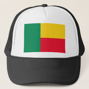 benin flag trucker hat