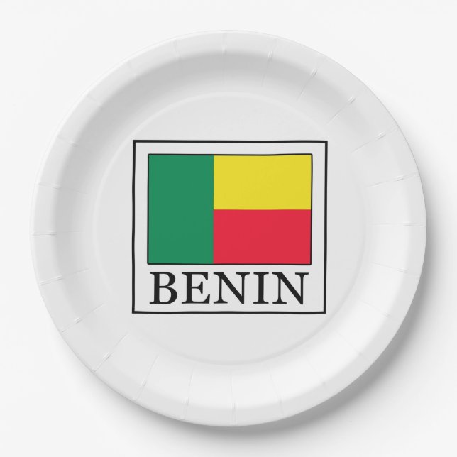 Benin Paper Plate (Front)