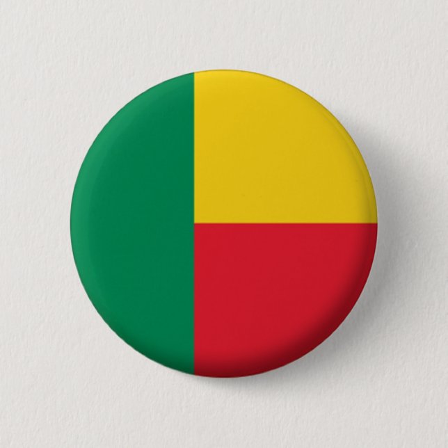 BENIN PIN BACK BADGE (Front)