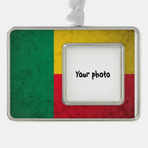 Benin Silver Plated Framed Ornament