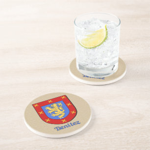 Benitez Heraldic Shield Coaster