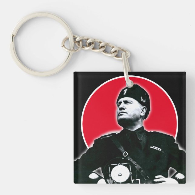 Benito Mussolini Key Ring (Front)