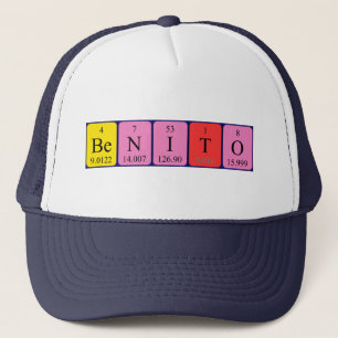 Benito periodic table name hat