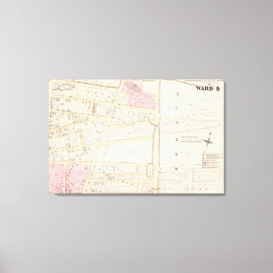 Benjamin Allen's Plat and James Fenn Atlas Map Canvas Print