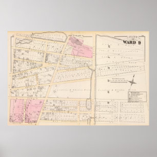 Benjamin Allen's Plat and James Fenn Atlas Map Poster