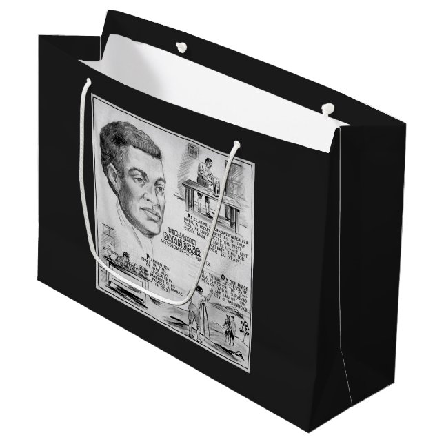 Benjamin Banneker: Black Scientist & Revolutionary Large Gift Bag (Front Angled)