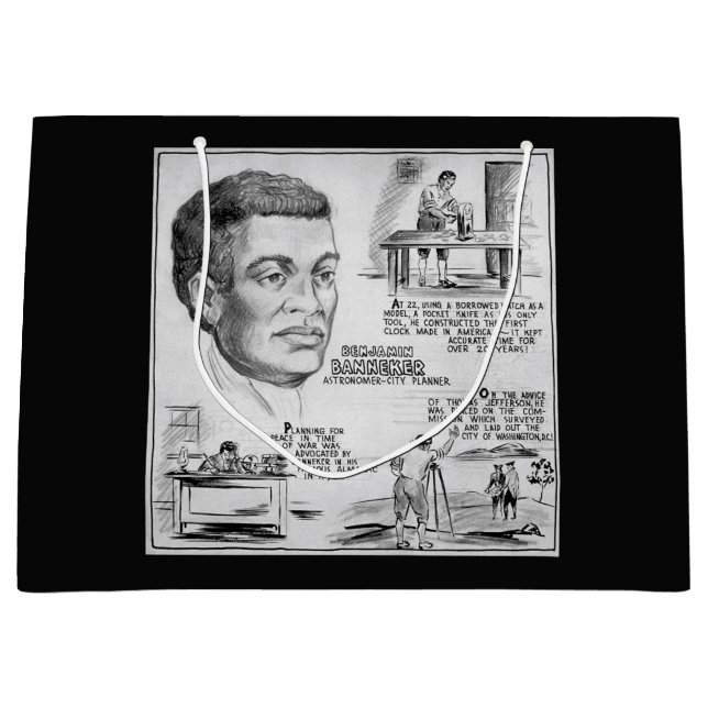 Benjamin Banneker: Black Scientist & Revolutionary Large Gift Bag (Front)