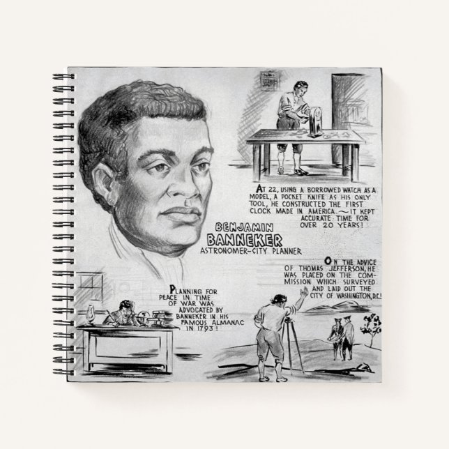 Benjamin Banneker: Black Scientist & Revolutionary Notebook (Front)