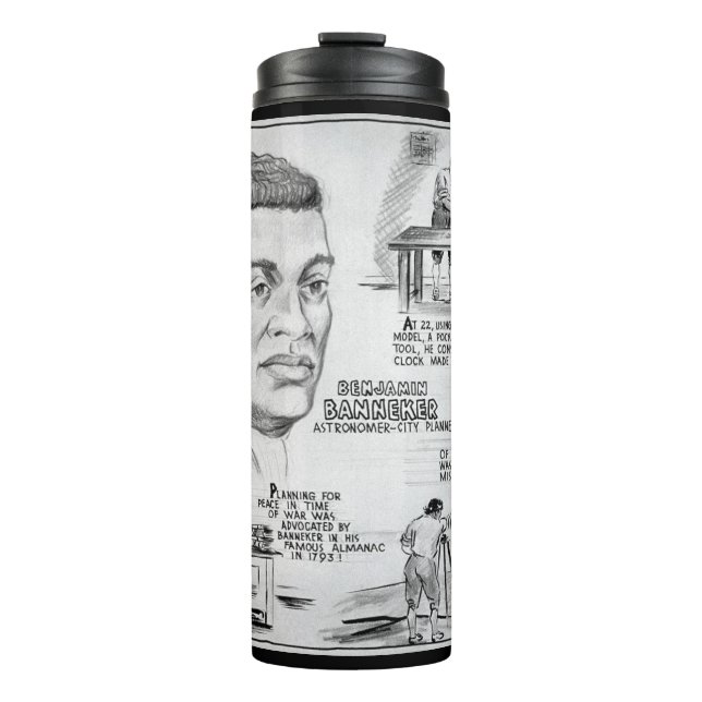 Benjamin Banneker: Black Scientist & Revolutionary Thermal Tumbler (Front)
