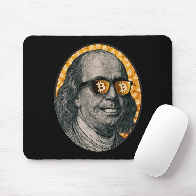 Benjamin Bitcoin Mouse Pad (With Mouse)