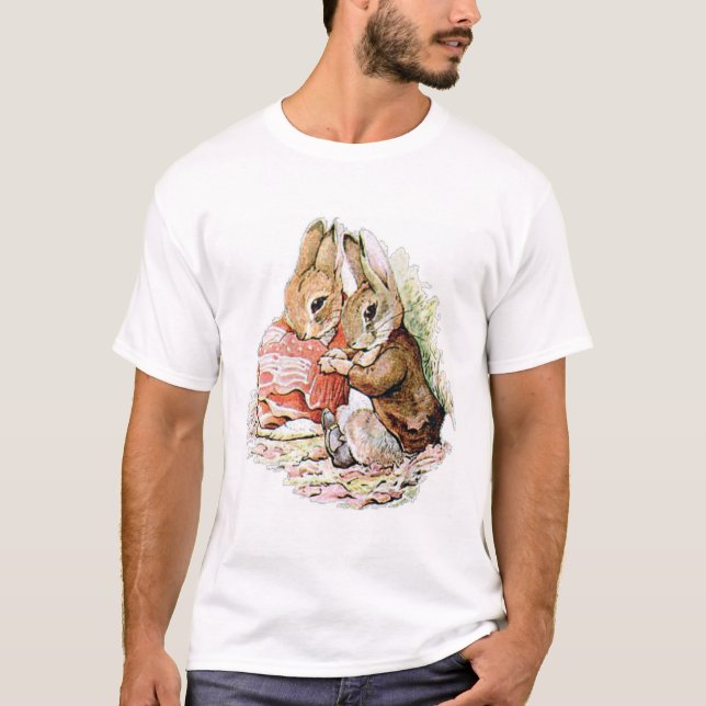 Benjamin Bunny and Peter Rabbit plan their raid T-Shirt (Front)