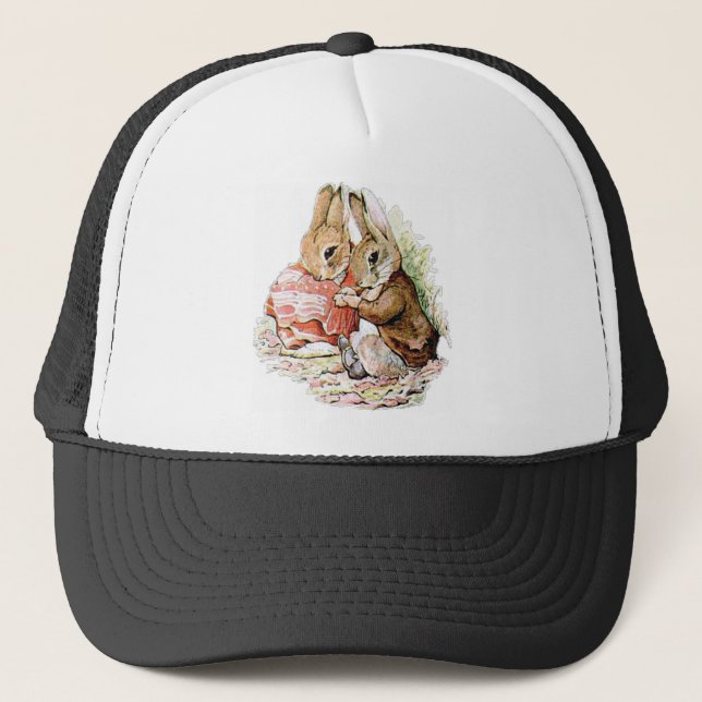 Benjamin Bunny and Peter Rabbit plan their raid Trucker Hat (Front)