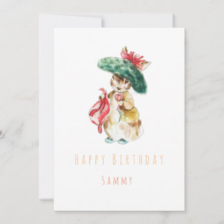 Benjamin Bunny birthday greeting card 